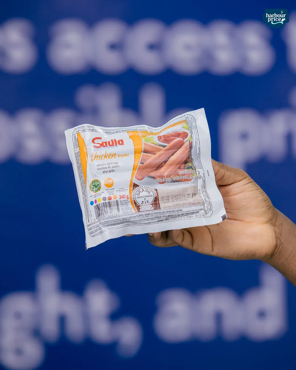 Chicken franks, 340 g pack