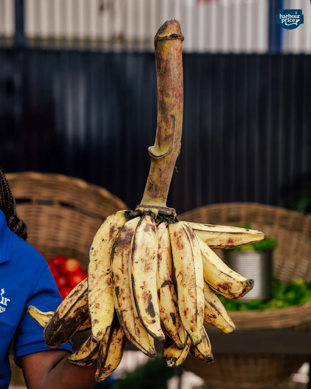 Plantain, ripe, Bunch of 5