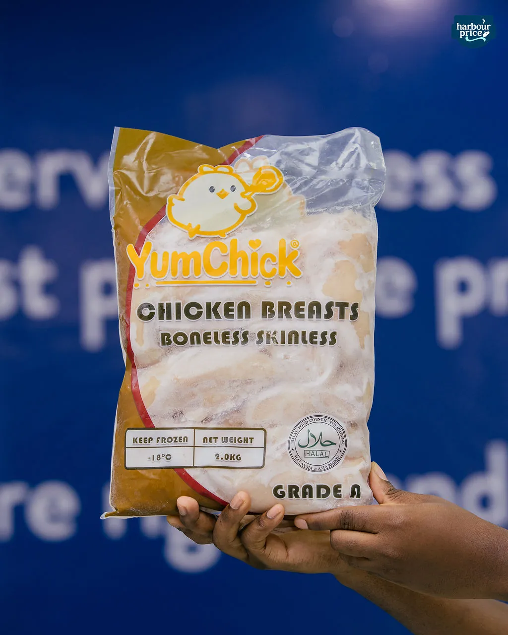 Chicken breast fillets, Yumchick, 1 kg bag